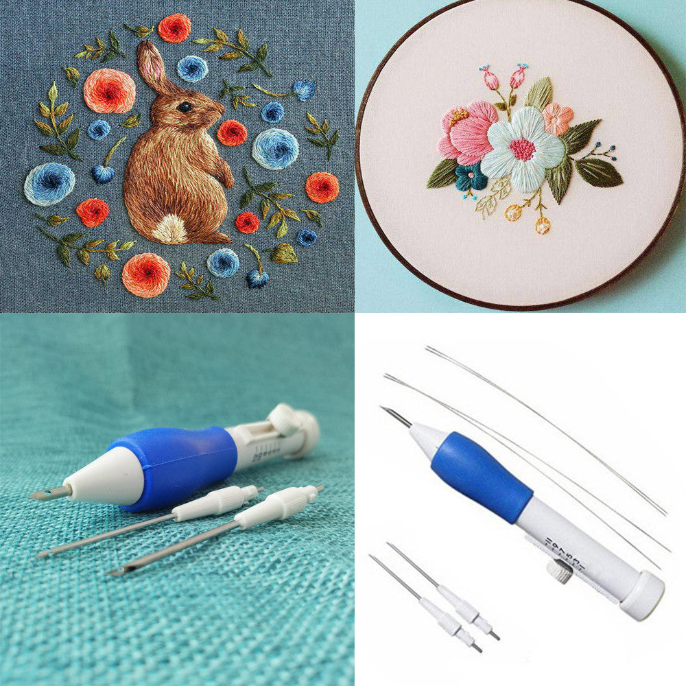 Pratical ABS Plastic DIY Magic Embroidery Pen Set