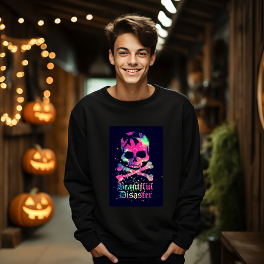 Beautiful Disaster Halloween Sweat Shirt