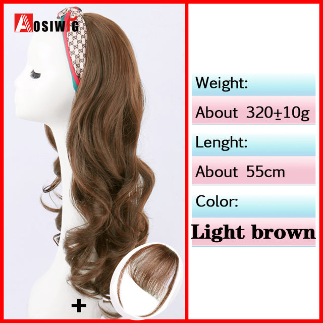 Synthetic Long Straight Head Style Wig Heat Resistant Hair