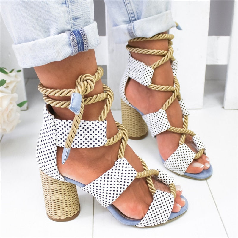 Summer Wedge Espadrilles Women Sandals