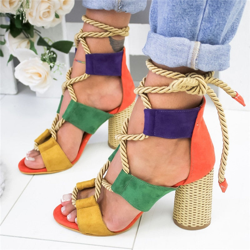 Summer Wedge Espadrilles Women Sandals