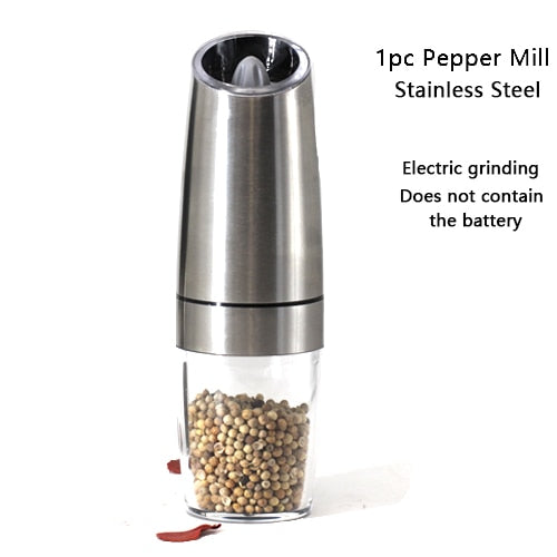 Electric Automatic Mill Pepper and Salt Grinder LED