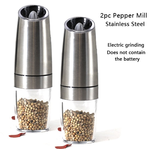 Electric Automatic Mill Pepper and Salt Grinder LED