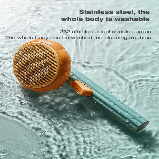 Pet Hair Shedding Self Cleaning Comb