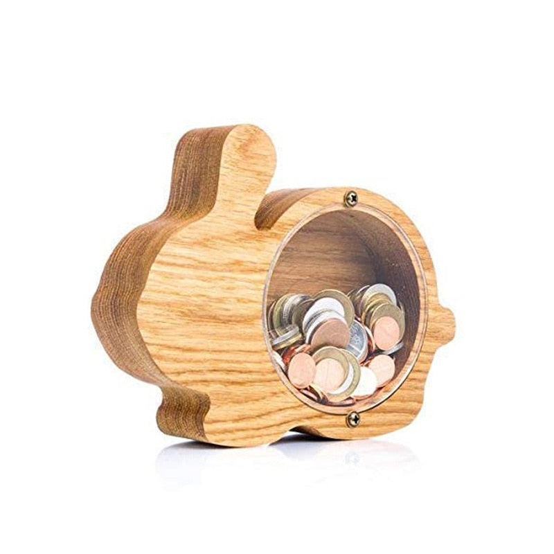 Wooden Piggy Bank