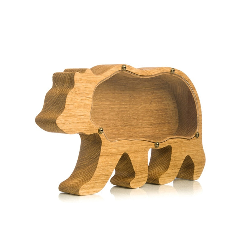 Wooden Piggy Bank