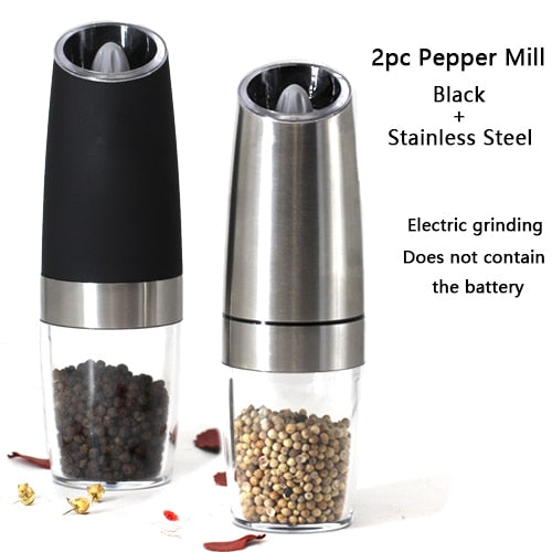 Electric Automatic Mill Pepper and Salt Grinder LED