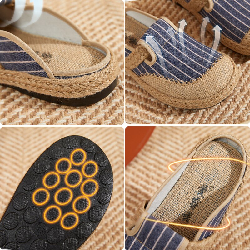 Summer Flat Shoe Straw Sandals