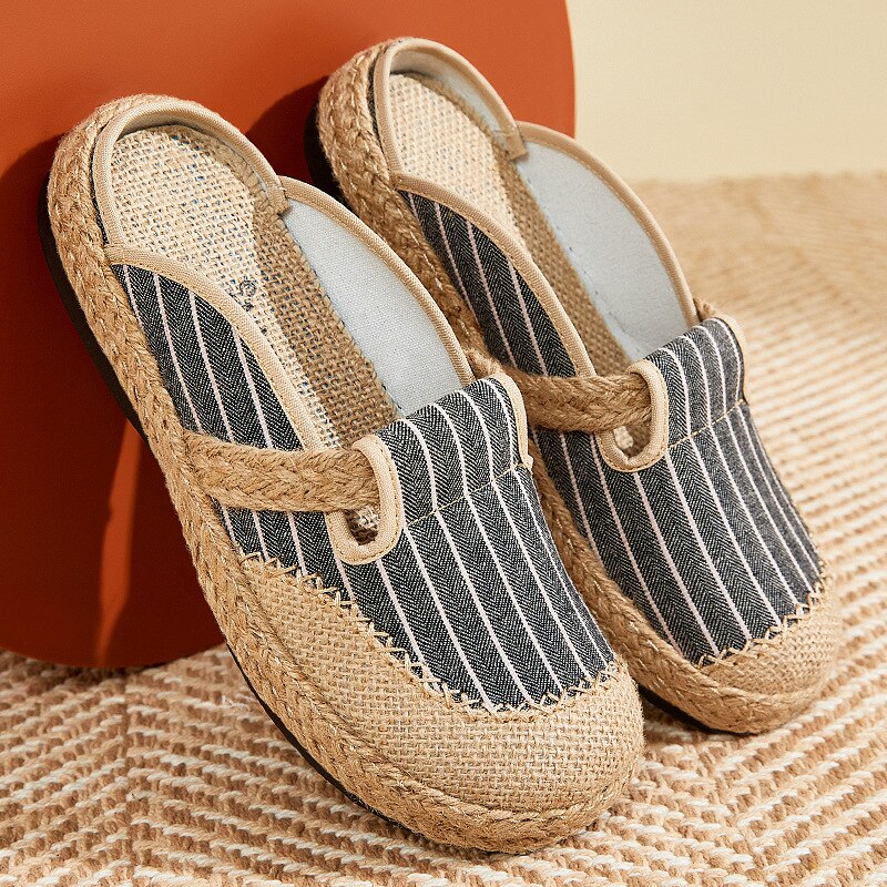 Summer Flat Shoe Straw Sandals