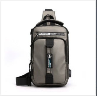 Multi-Functional Crossbody Backpack USB Charging