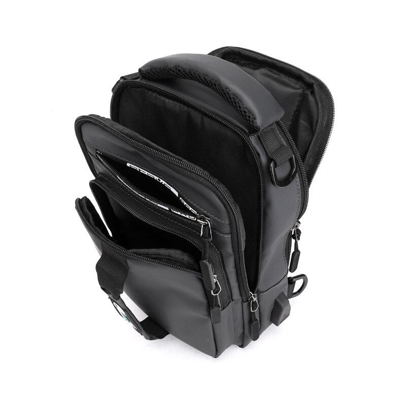 Multi-Functional Crossbody Backpack USB Charging