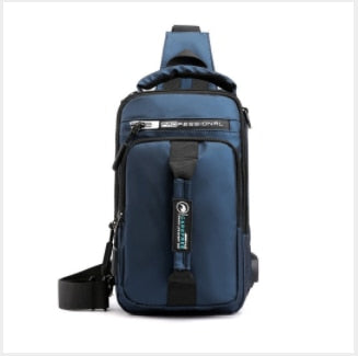 Multi-Functional Crossbody Backpack USB Charging