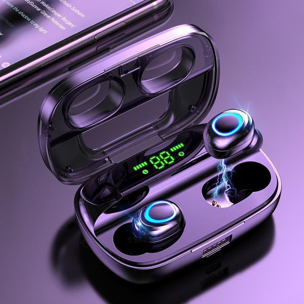 TOUCH CONTROL WIRELESS EARBUDS WITH POWER BOX