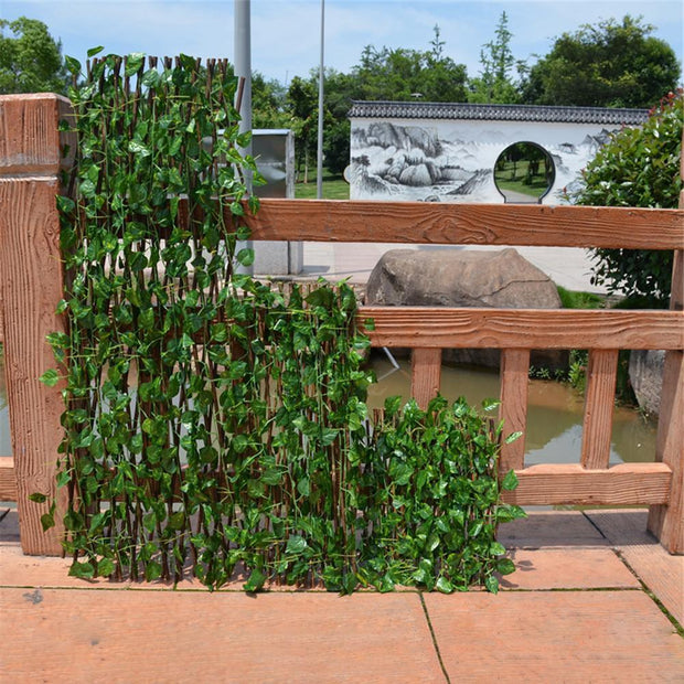 40cm Artificial Garden Plant Fence