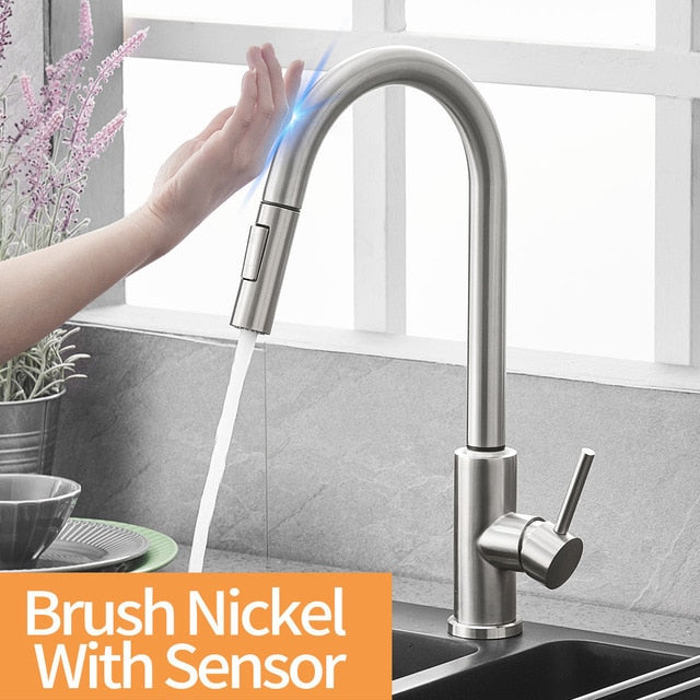 Pull-Out  Sensor Kitchen Faucet