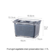 Fresh Produce Vegetable Fruit Storage Containers 3PACKS