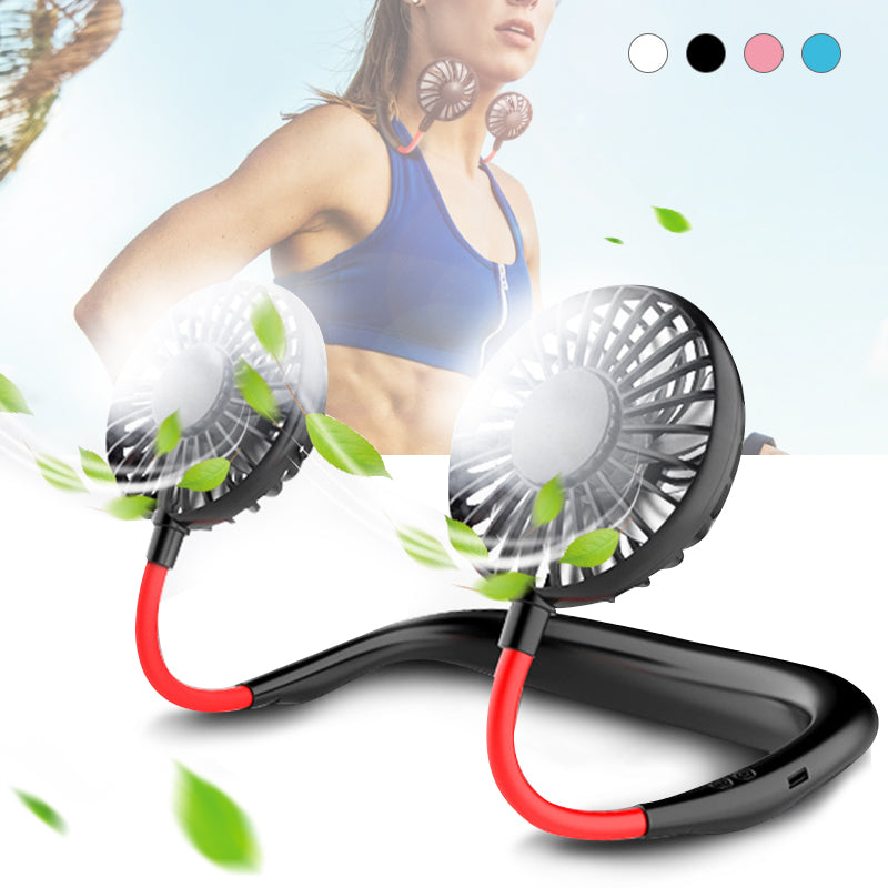 Mini USB Portable Fan Hands-free Neck