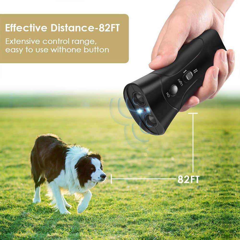 Pet Dog Anti Barking Training Device Trainer