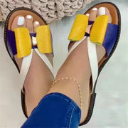 Flat Heel Slipper Sandal With Butterfly-knot