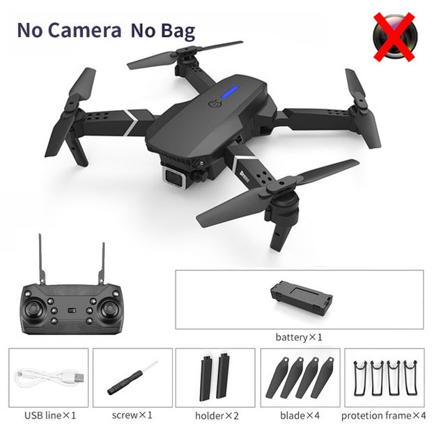 XKJ 2021 New E88 Pro Drone foldable Quadcopter Dron Gift Toy