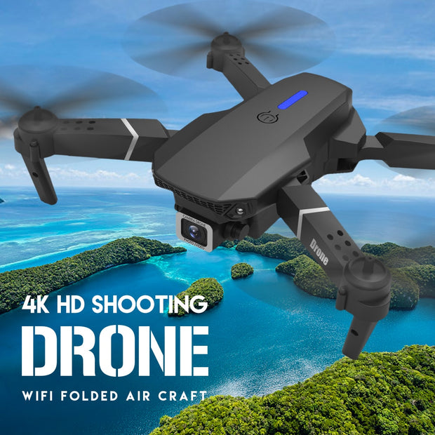 XKJ 2021 New E88 Pro Drone foldable Quadcopter Dron Gift Toy