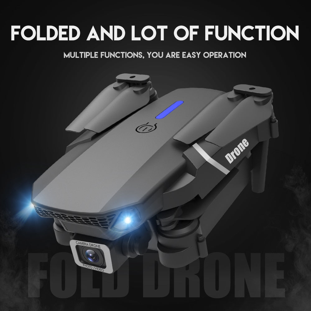 XKJ 2021 New E88 Pro Drone foldable Quadcopter Dron Gift Toy