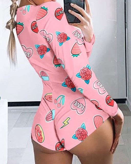 Valentine's Day Sexy Women Bodysuit