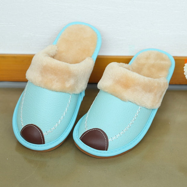 Perfect Indoor Warm Leather slippers Men & Women