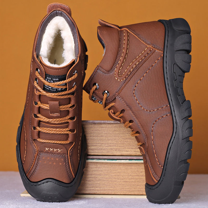 Waterproof Leather Winter Boots