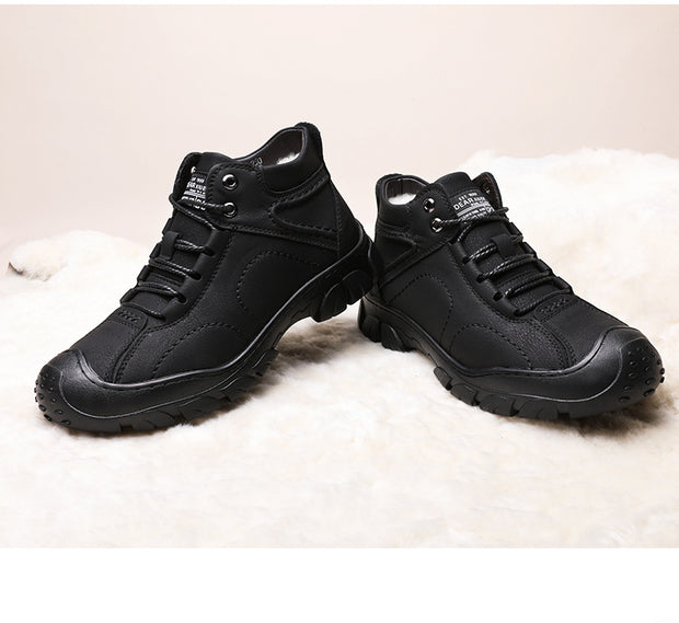 Waterproof Leather Winter Boots
