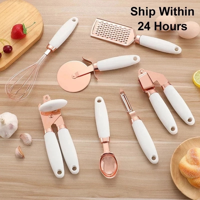 Press Pizza Cutter Kitchen Gadget Set