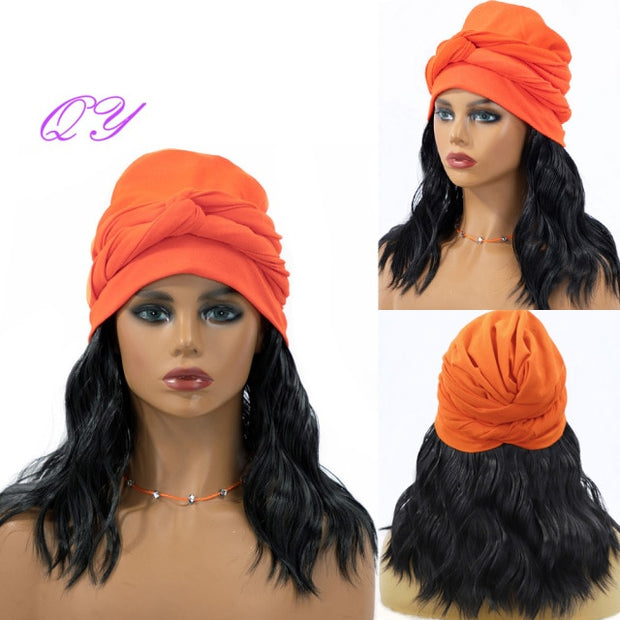 Headscarves Wigs Cosplay Fashion Women Hair Wig