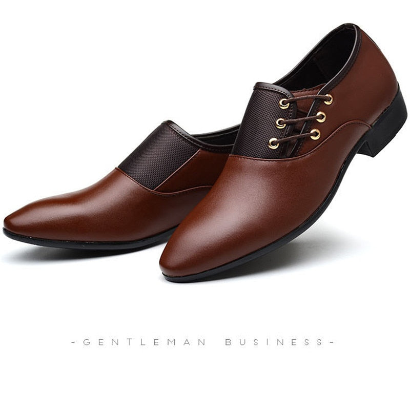 Italian men's leather shoes